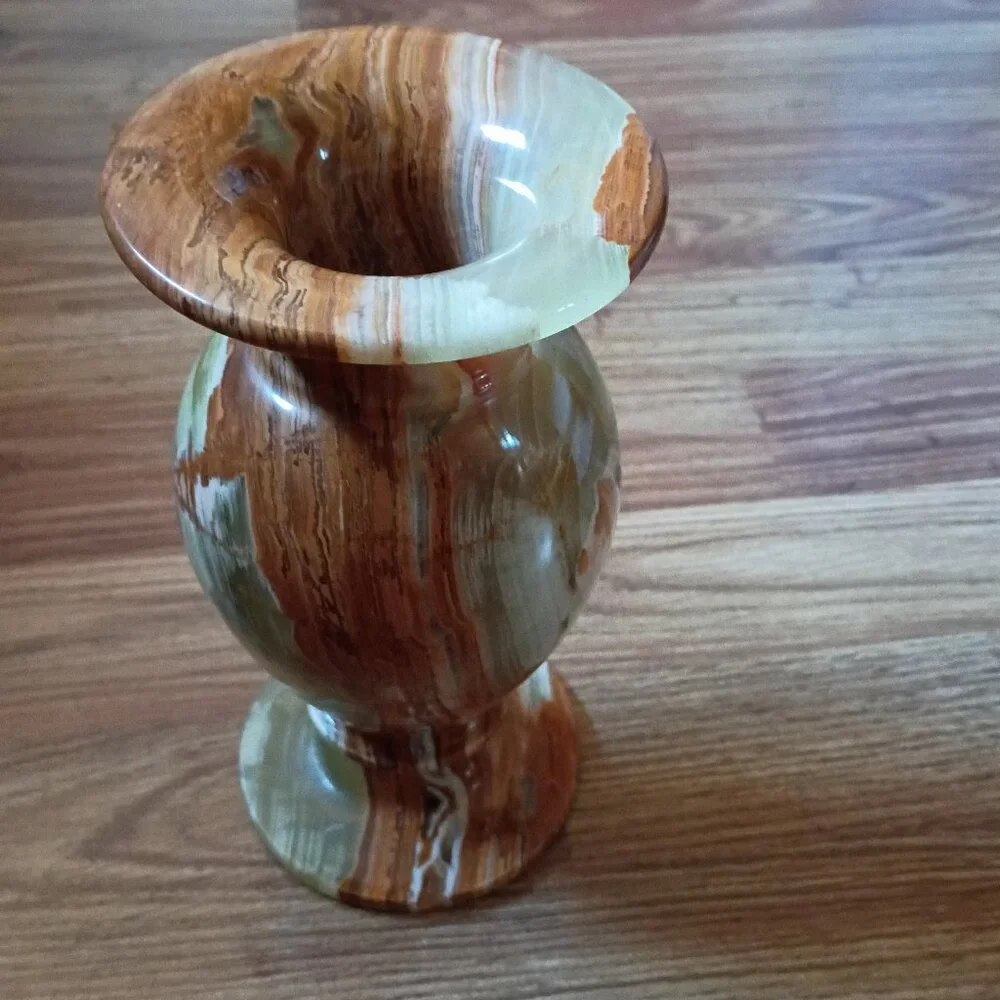 Marble Kitchen Tool Holder or Vase Perfect Heavy 8 x 4 - Picture 1 of 4